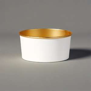 Tazón de papel de aluminio dorado impreso personalizado de grado alimenticio, paquete de alimentos, precio barato, tazón de embalaje de alimentos - Product Image 4