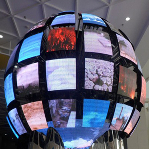 Écran sphérique LED incurvé P2 Alien, écran spécial, <span class=keywords><strong>boule</strong></span> P3, diamètre 1 m, équipement d'éclairage publicitaire pour bâtiment terminal - Product Image 6