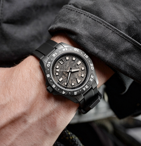 Orologi Automatici GMT da Uomo 40MM con Movimento Miyota 9075, Ghiera Fissa in Fibra di Carbonio Forgiata, 24 Ore, Completamente Luminosi - Product Image 4