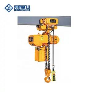Remote Control Single-speed Running Type Electric Chain Hoist For Overhead Crane