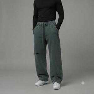 Custom High Quality Loose Fit Women's Streetwear Sweatpants Baggy High-Waisted Design Anti-Wrinkle Print Casual Winter <b>Pants</b> - Product Image 1