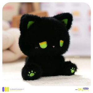 Peluche <span class=keywords><strong>chat</strong></span> mignon en coton PP, brodé, avec <span class=keywords><strong>oreilles</strong></span> mobiles, pour cadeau d'anniversaire d'un ami, vente en gros - Product Image 3