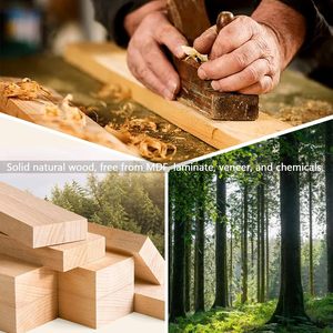 SIMIG moderno ciondolo a 2 livelli luce bianca opaca in <span class=keywords><strong>legno</strong></span> <span class=keywords><strong>naturale</strong></span> ottone accento di metà secolo <span class=keywords><strong>lampadario</strong></span> per cucina da pranzo - Product Image 5