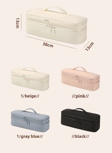 Borsa Protettiva da Viaggio Portatile a Doppio Strato in Nylon con Design a Cubo e Scomparti, Grande Capacità <span class=keywords><strong>per</strong></span> Asciugacapelli e Articoli da Toeletta - Product Image 6