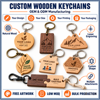 Porte-clés en bois personnalisés, logo gravé au laser, cadeaux promotionnels pour événements d'entreprise, fabrication OEM ODM