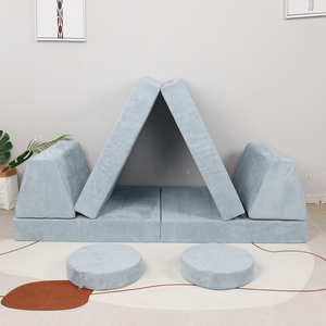 Home Kids Play Game <span class=keywords><strong>Sofa</strong></span> Kreativität KINDER Play <span class=keywords><strong>Couch</strong></span> Wohnzimmer Foam <span class=keywords><strong>Couch</strong></span> <span class=keywords><strong>Set</strong></span> für Kinder Krabbeln und Schieben - Product Image 2