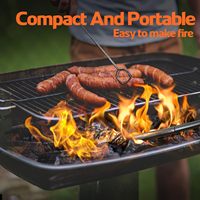 Allume-feu sans fumée, imperméable, inodore, en bois de pin, non toxique, outil d'allumage pour four à pizza, kit de survie pour le camping, marque EJ