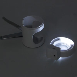 เครื่องตัดเล็บแบบพกพาพร้อมแว่นขยายในตัวและไฟ LED เพิ่มความสว่างในการมองเห็น - Product Image 5