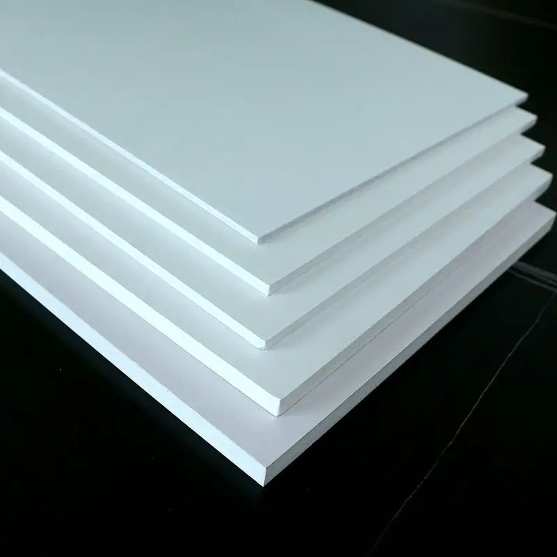 Foglio di schiuma di PVC bianco e nero spesso 3mm 6mm PVC espanso