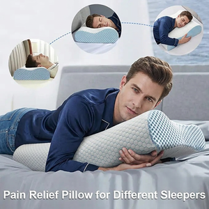 Almohada de Soporte Cervical al por Mayor, Almohada de Espuma Viscoelástica con Contorno de Mariposa para Alivio del Dolor y Anti-Ronquidos, para Dormir en la Cama - Product Image 4