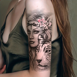 Pegatina de Tatuaje Tribal <span class=keywords><strong>Sexy</strong></span> para <span class=keywords><strong>Hombre</strong></span>, Color Blanco, de Larga Duración (1 Semana), Transferible con Agua, Temporal, para Cuerpo, Cara y Brazo - Product Image 1