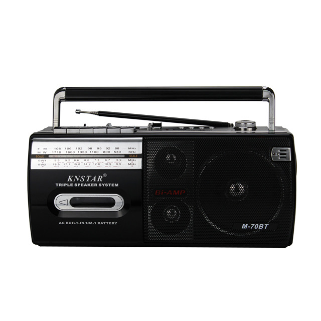 2024 Newest Cassette Recorder Player Handheld Home Using Wireless Speaker Ac Dc Mp3 Radio M-70BT