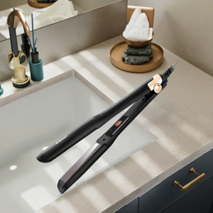 Plancha de Pelo de Cerámica LED <span class=keywords><strong>Kemei</strong></span>, <span class=keywords><strong>Rizador</strong></span> de Pelo con Temperatura y Iones Negativos, Cuidado del Cabello, Uso Doméstico, Venta al por Mayor Transfronteriza Km-851 - Product Image 4