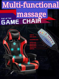 Meilleur Sillas <span class=keywords><strong>Gamer</strong></span> brésil grande taille accoudoirs à liaison douce noir blanc Pu Pvc cuir coloré Led Rgb <span class=keywords><strong>chaise</strong></span> de jeu - Product Image 4