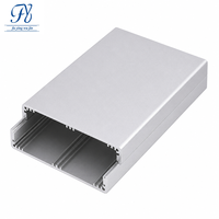 Boîtier plat et fin en aluminium anodisé 120*35*150mm, type coque fendue, pour module d'alimentation LED et instrument