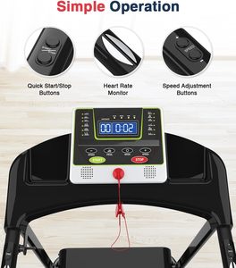 Tapis Roulant KREEDA Safe Step Senior con Corrimano Extra-Lungo, Display LED e Supporto per iPad per Camminata Sicura a Casa e Riabilitazione - Product Image 2