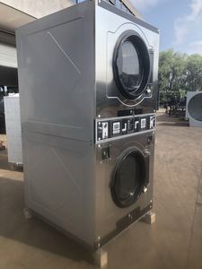 12kg thép không gỉ khí máy giặt và máy sấy thương mại đồng tiền hoạt động phía trước-tải tự động - Product Image 5