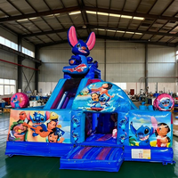 Château Gonflable Commercial Personnalisé en PVC, Monstre Marin, Marque QY, Parc d'Aventures Intérieur/Extérieur 5*5.5M, Vente Chaude en Usine