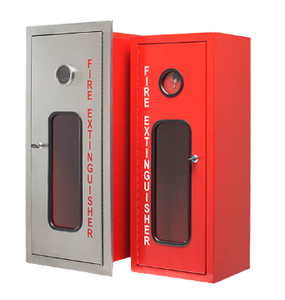 Armoire de rangement pour tuyau d'incendie rouge, armoire pour extincteur, équipement de lutte contre l'incendie, en acier au carbone durable - Product Image 5
