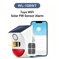 Détecteur de mouvement infrarouge Wale, alarme 120 dB, alimenté par énergie solaire, pour la sécurité à domicile, à la ferme, à l'usine