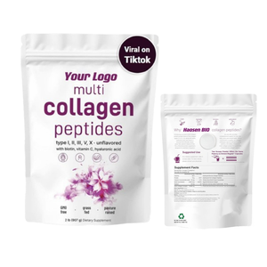 Péptidos de Proteína de Colágeno en Polvo Directo de Fábrica, Suplementos de Ácido Hialurónico, Suplemento para el Cuidado de la Salud y la Belleza de la Piel para Adultos - Product Image 1