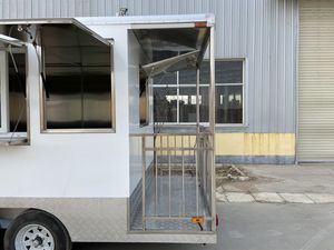Concession Mobile Truck <b>Builder</b> Commercial Food Business Outdoor Terrace Truck Stainless Wall Inside Vendor Trailer - Product Image 3