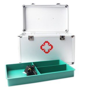 Caja Médica de Aleación de Aluminio de 11 Pulgadas, Portátil, para Almacenamiento de Emergencia y Cuidado de la Salud - Product Image 4