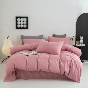 Ensemble de literie d'hôtel en microfibre brossée ultra douce 4 pièces, drap plat, drap housse avec <span class=keywords><strong>2</strong></span> taies d'oreiller pour la maison et l'hôtel - Product Image 1