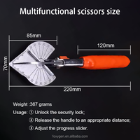 Coupeur de garnitures multi-angles pour PVC Offre Spéciale DIY Ciseaux de coupe d'angle 45 - 120 degrés avec OEM