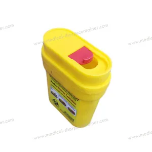0.2L medical disposable small disposable sharps container