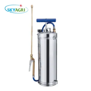 new design High pressure backpack SS air pressure water sprayer can wash car and garden use