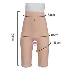 Quinto bragas Gel de silicona Protetic Vagina Pantalones Coño falso con pubis para transgénero Hombre a mujer Drag queen - Product Image 3