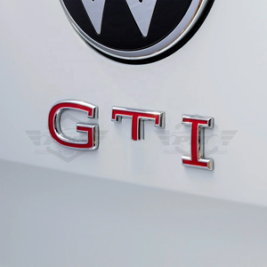 Nuovo Stile Emblema 3D in Metallo per <span class=keywords><strong>Auto</strong></span>, Adesivo Decorativo per Bagagliaio Posteriore per <span class=keywords><strong>Volkswagen</strong></span> GTI Golf Polo Touran Passat Jetta Tiguan GTD - Product Image 2