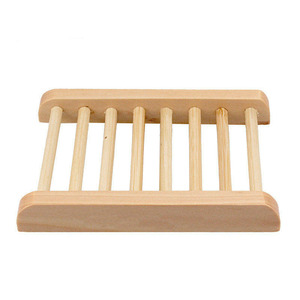 <span class=keywords><strong>Porte</strong></span>-<span class=keywords><strong>savon</strong></span> en bambou avec Logo personnalisé, Simple, créatif et antidérapant, pour salle de bain et douche - Product Image 4