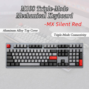 คีย์บอร์ดแบบกลไกเงียบ 108 คีย์ สามโหมด พร้อมแกนเชอร์รี่ สภาพใหม่ - Product Image 2