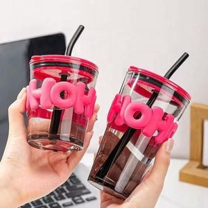 Nouvelle Tasse Souvenir Créative en Céramique Style Ins, Gobelet Portable avec Logo, Couvercle Perlé et Cuillère, Style Chinois, Idéal pour la Rentrée Scolaire - Product Image 3