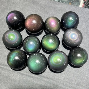 Wholesale Eco-Friendly Rainbow Obsidian Irregular Shape Natural Crystal Healing Stone for Home Decor by CrystalHola - Product Image 4