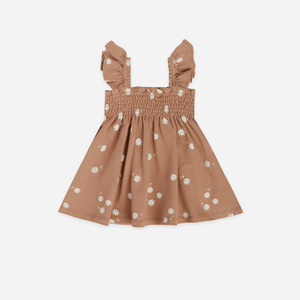 Vestido de princesa para niñas, venta al por mayor de ropa de algodón, vestido infantil, vestidos para niños, vestido de Jersey ahumado Sunburst - Product Image 1