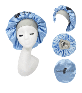 Chất lượng cao nhà máy bán lụa nắp ca-pô với biểu tượng tùy chỉnh Reversible ngủ cap bonnets và satin tóc kết thúc tốt đẹp - Product Image 4