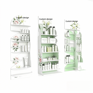 Stands d'exposition de cosmétiques en carton recyclable personnalisés avec un design de vente au détail moderne, adaptés à une utilisation en magasin - Product Image 2