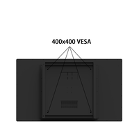 55 pollici LCD IR Touch Screen montaggio a parete Display ristorante LCD Menu Board con funzione Touch