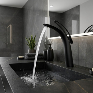 Rubinetto per <span class=keywords><strong>lavabo</strong></span> <span class=keywords><strong>a</strong></span> leva singola in ottone <span class=keywords><strong>a</strong></span> corpo alto, standard australiani, per bagno - Product Image 2