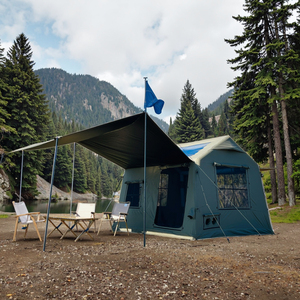 8.1 वर्ग मीटर चंदवा पोर्टेबल और वाटरप्रूफ हॉट टेंटे कैंपिंग गोफ्लैबल 9.5 वर्ग मीटर के साथ 10 - Product Image 4