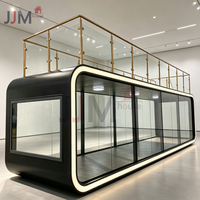 JJM Modular 1 2 Storey Space Capsule Apple Cabin Hotel Container House Galvanized Steel Structure EPS/PU Insulation Modern