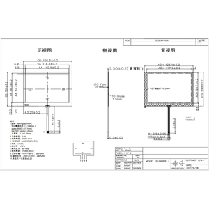 5.6 Inch Resistief <span class=keywords><strong>Touchscreen</strong></span> 4-draads Industrieel Aanraakscherm, Resistief Touch Digitizer 5.6 Inch Scherm Aanraakpaneel - Product Image 6