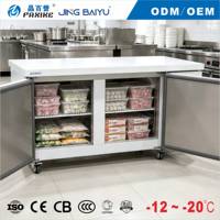 Mesa de Trabajo para Congelación Rápida de Acero Inoxidable, Gran Capacidad para Almacenamiento de Alimentos Congelados en la Industria de la Hostelería
