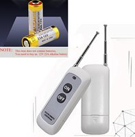 Kit d'interrupteurs et récepteurs d'éclairage sans fil 30A 220V Commutateurs de télécommande ralay pour moteur de lampe Ventilateur de plafonnier Éclairage extérieur