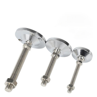 Métal lourd réglage universel pied tasse Machine-outil vis de fondation solide en acier au carbone Base de Support M12 M16 M20 M24