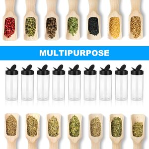 Wholesale 100cc clear Plastic Spice <b>Bottle</b> with <b>Shaker</b> Lid Plastic <b>Bottle</b> Packaging - Product Image 4