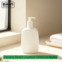 Fournisseur direct d'usine, emballage cosmétique personnalisé en plastique PE, bouteille vide pour shampoing, gel douche, soin des cheveux, contenant pour liquides